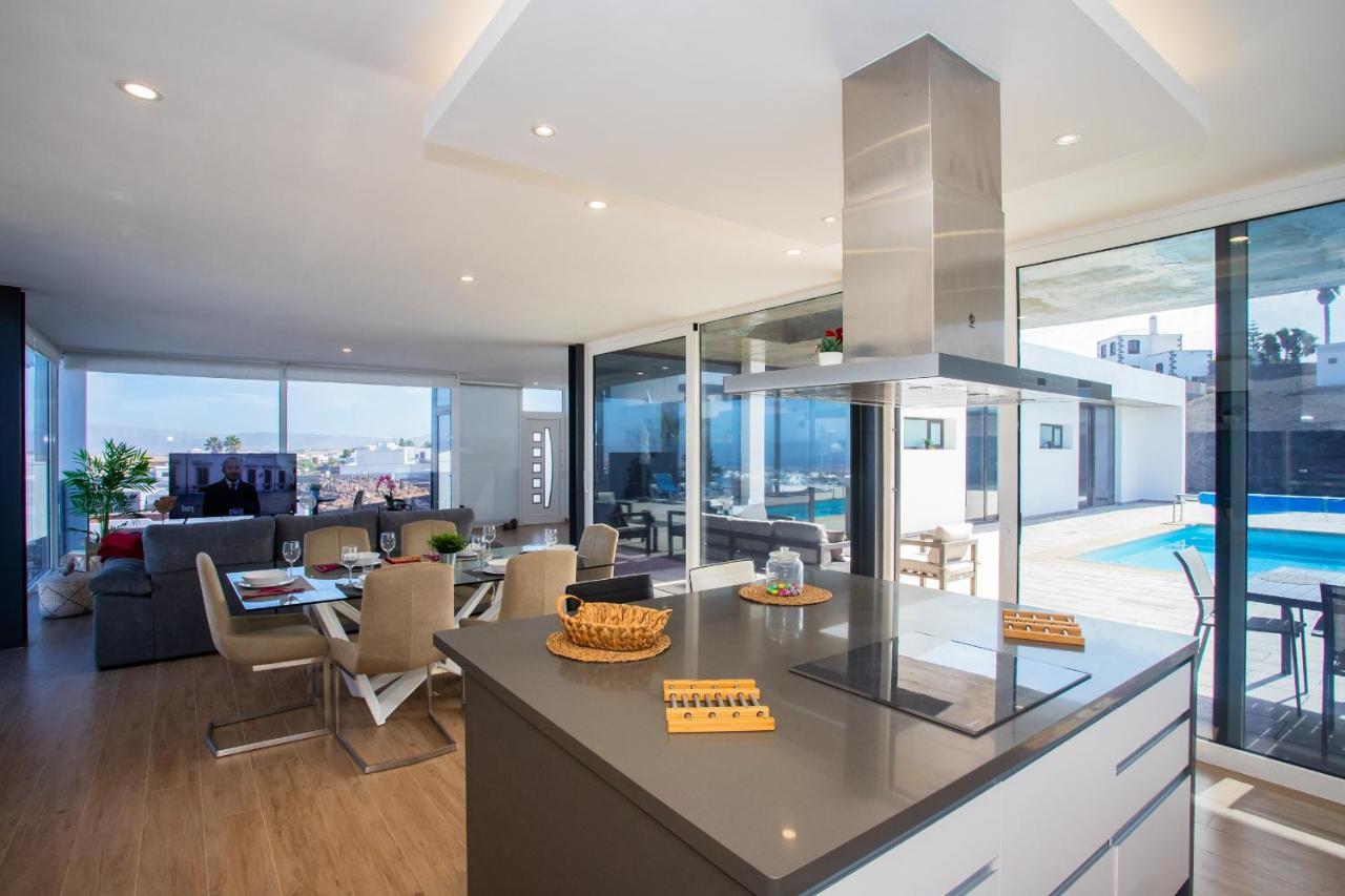 Eslanzarote Eco Villa Tony, Heated Pool, Jacuzzi, Sat Tv, Super Wifi La Costa Ngoại thất bức ảnh
